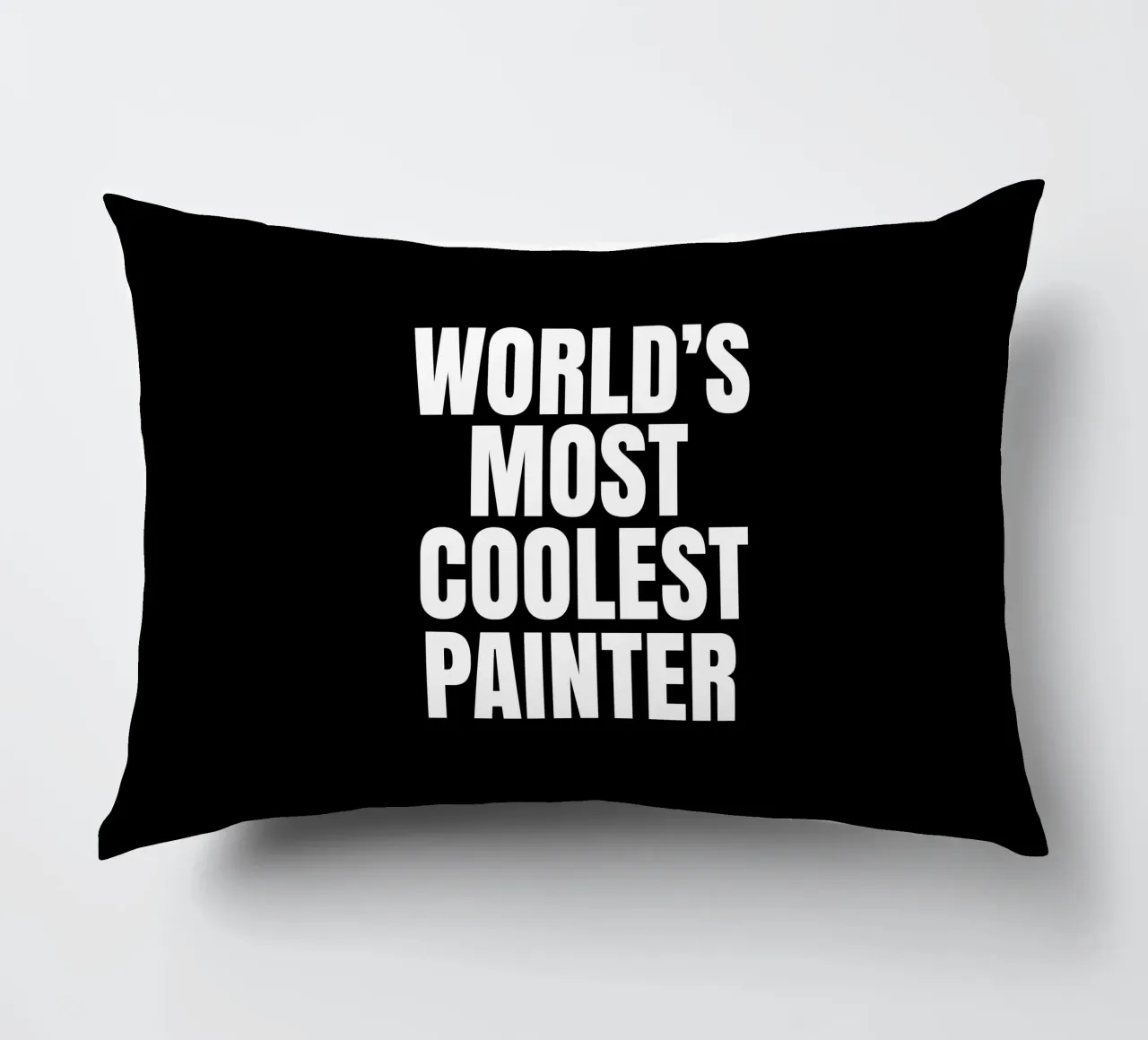 World's most coolest painter cuscino da happieeagle