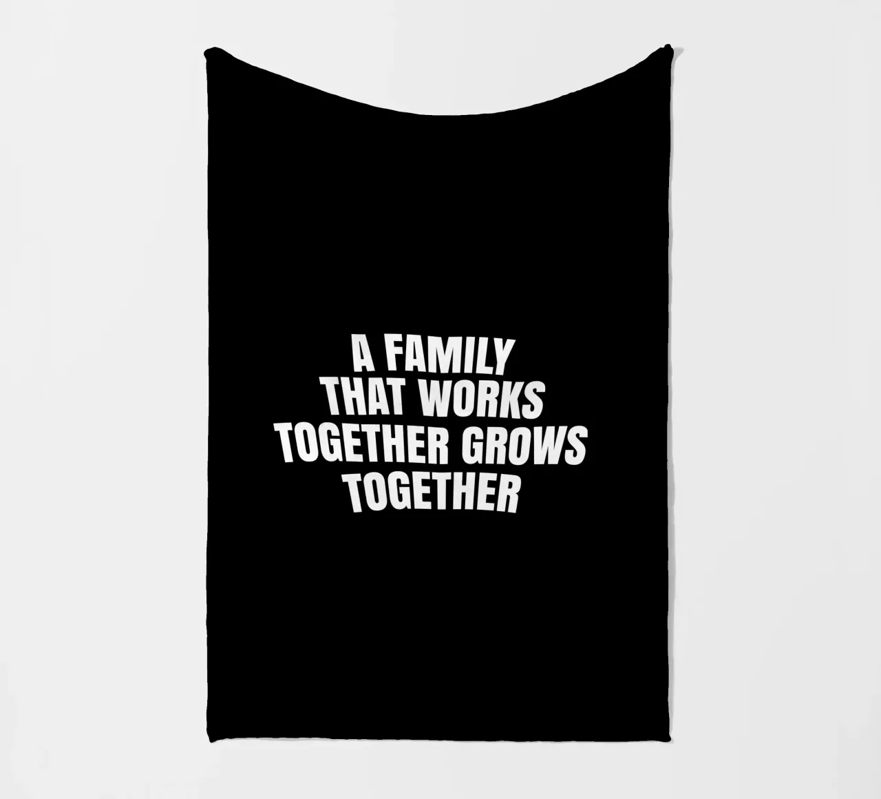 A family that works together grows together coperta in pile da happieeagle