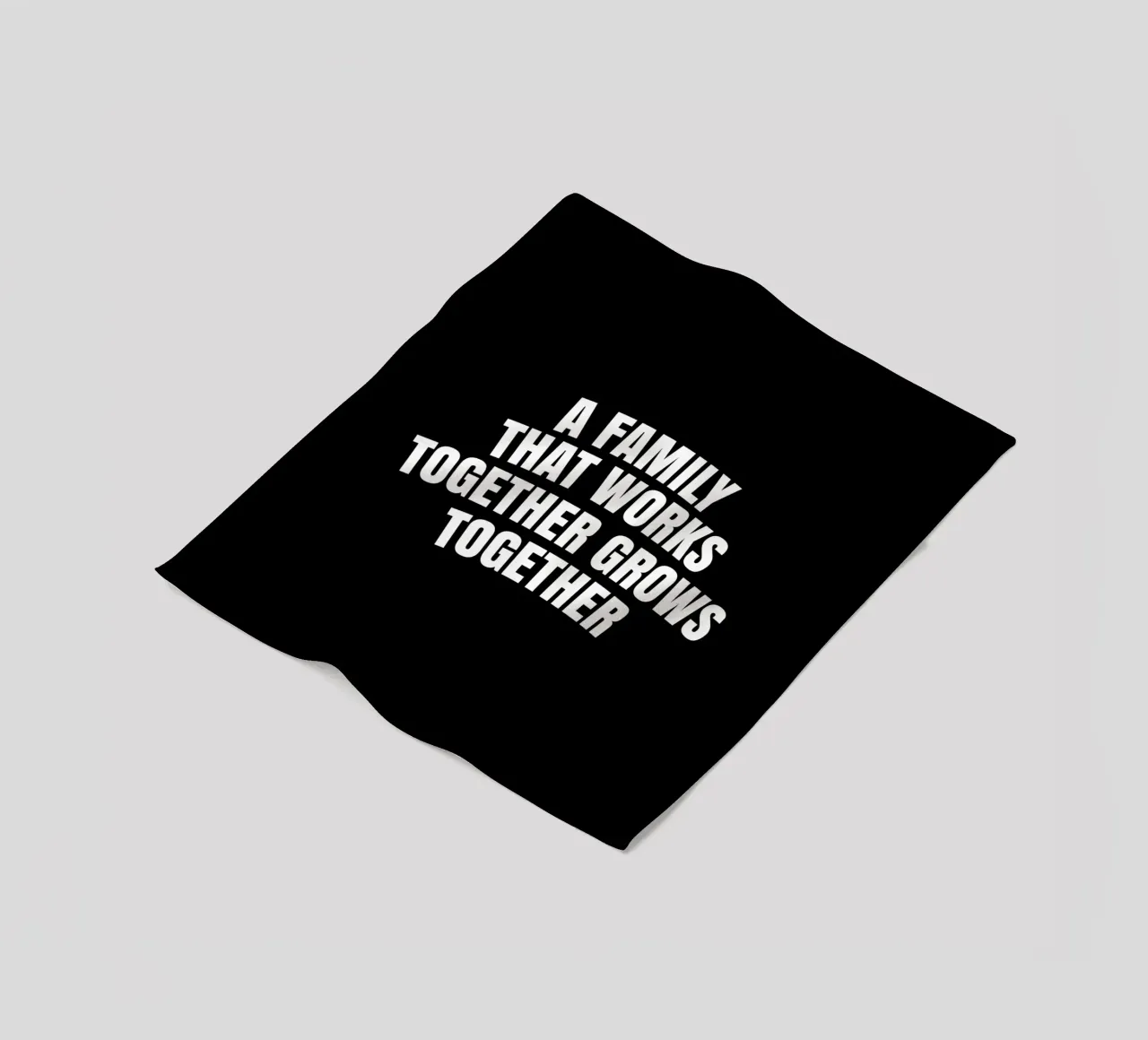 A family that works together grows together coperta in pile da happieeagle