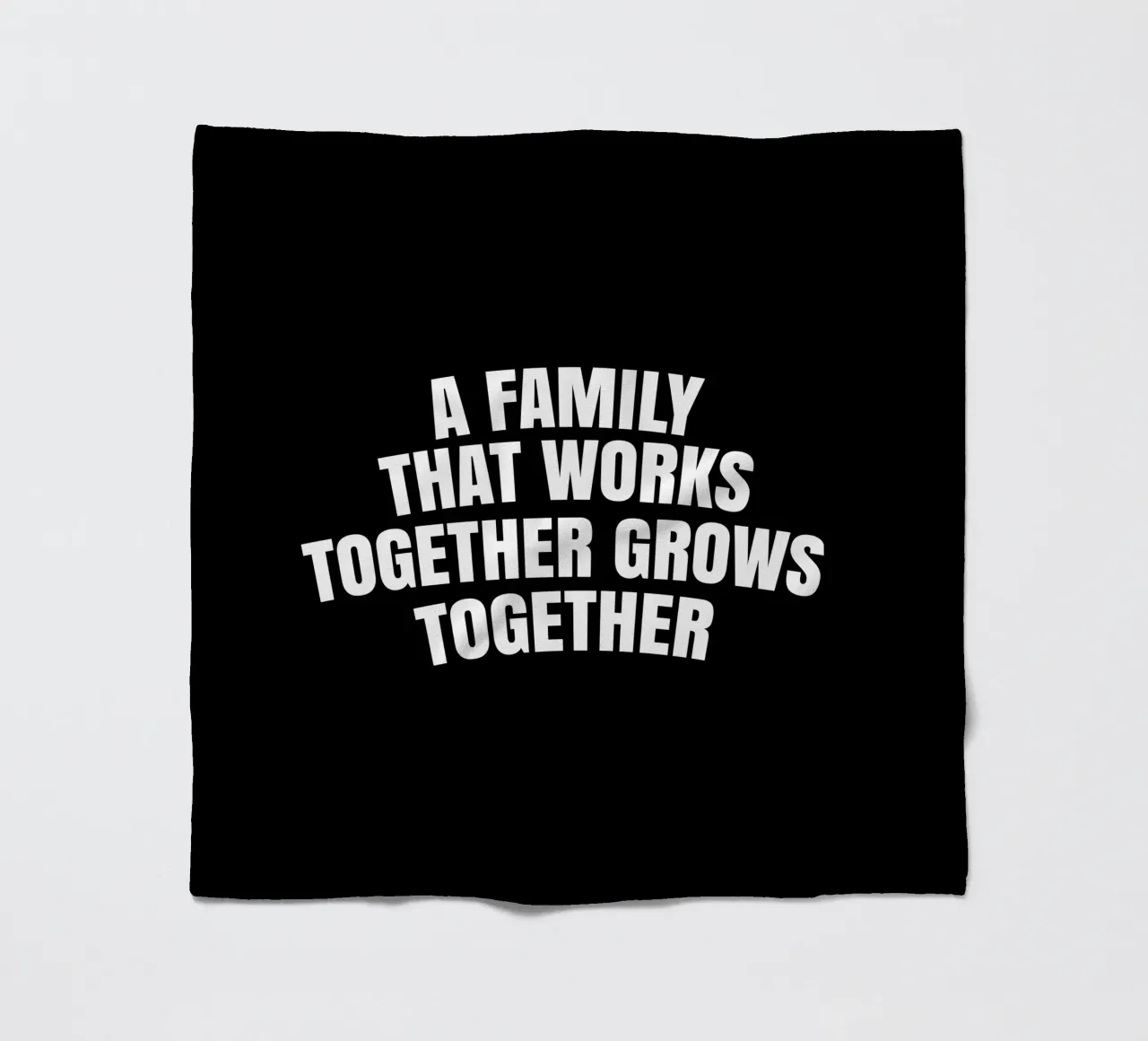 A family that works together grows together coperta in pile da happieeagle