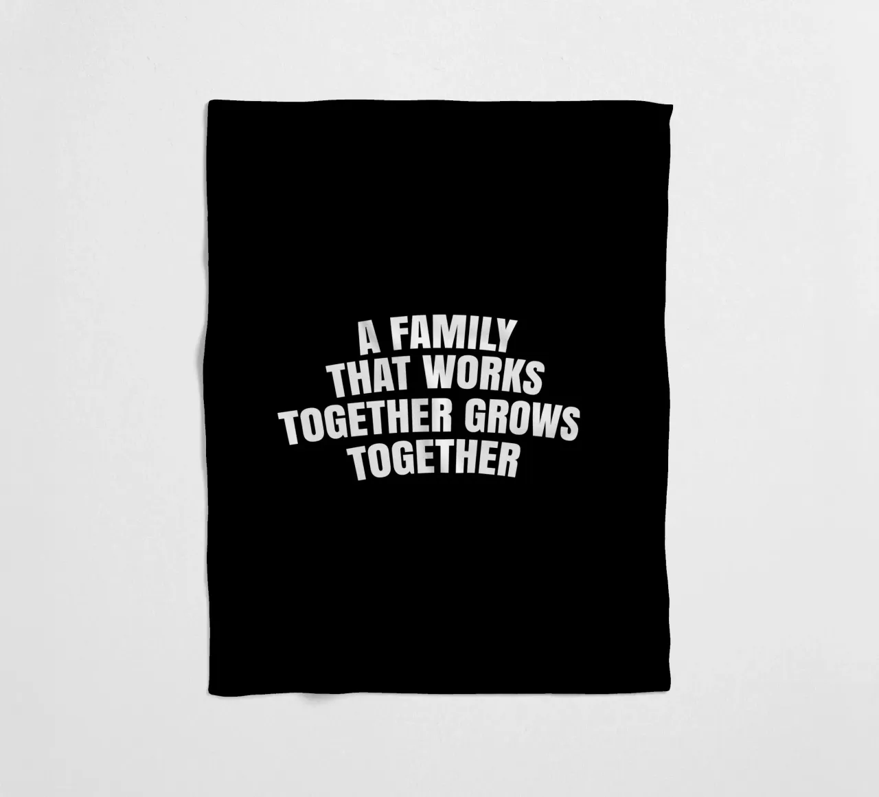 A family that works together grows together coperta in pile da happieeagle