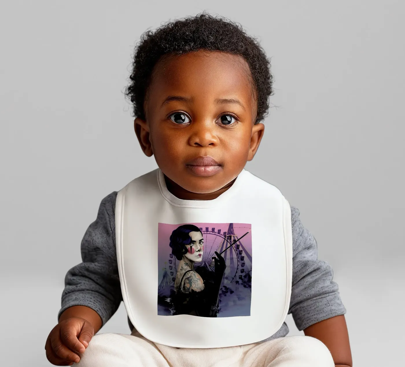 Cirque 2 Babylätzchen von Agnes KR Patience