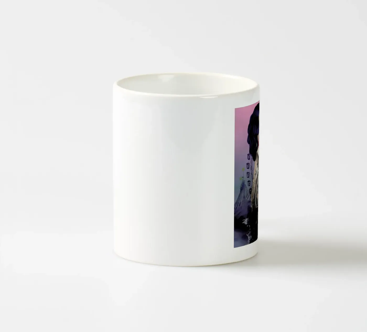 Cirque 2 ceramic mug by Agnes KR Patience