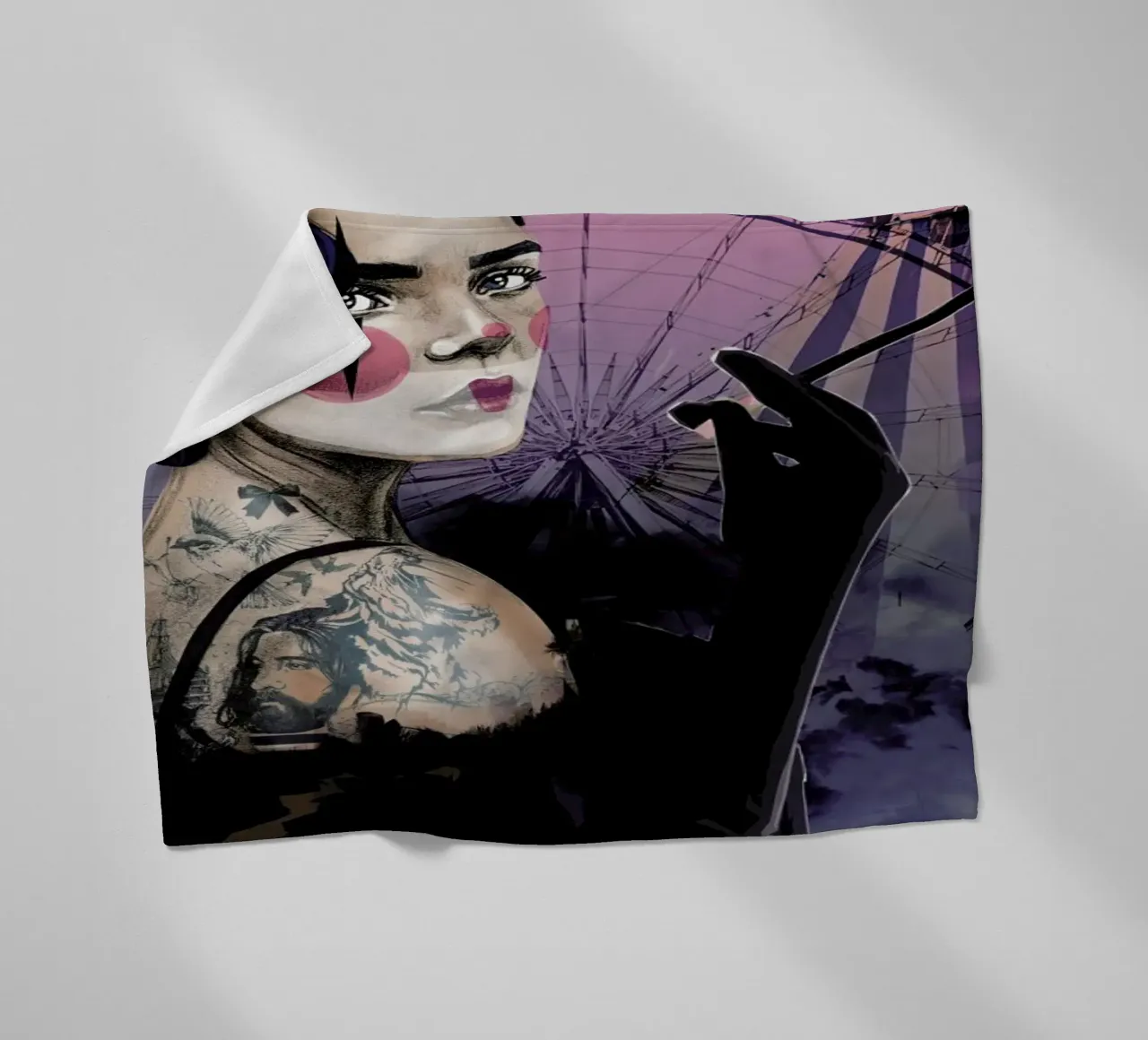 Cirque 2 Fleecedecke von Agnes KR Patience