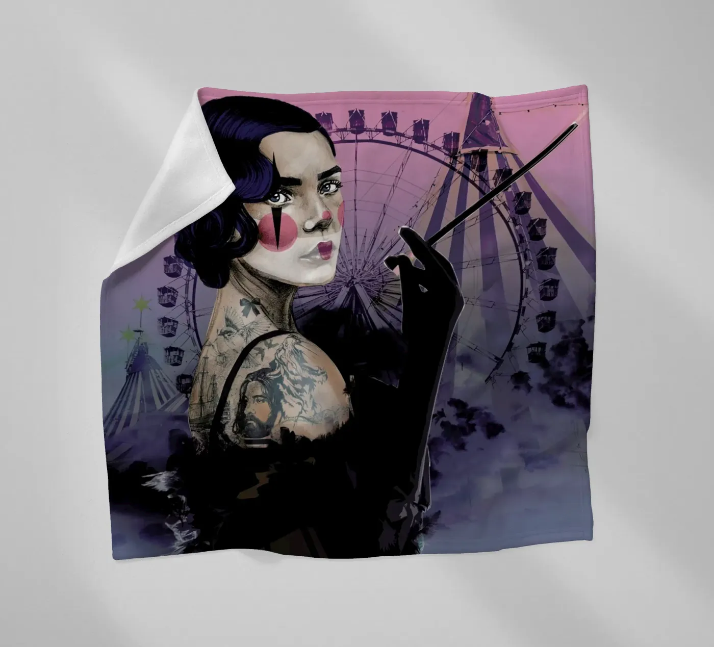 Cirque 2 Fleecedecke von Agnes KR Patience