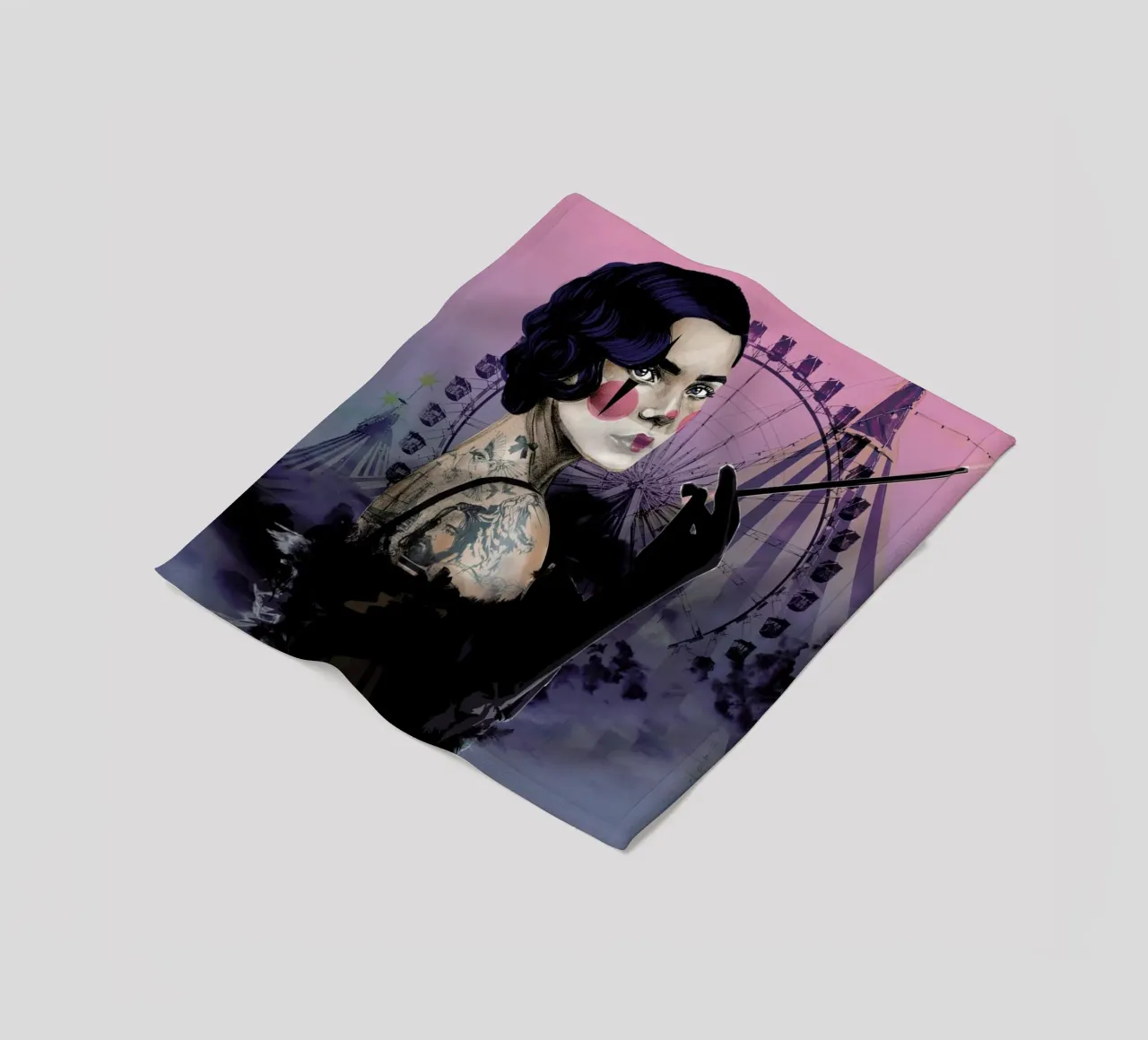 Cirque 2 Fleecedecke von Agnes KR Patience