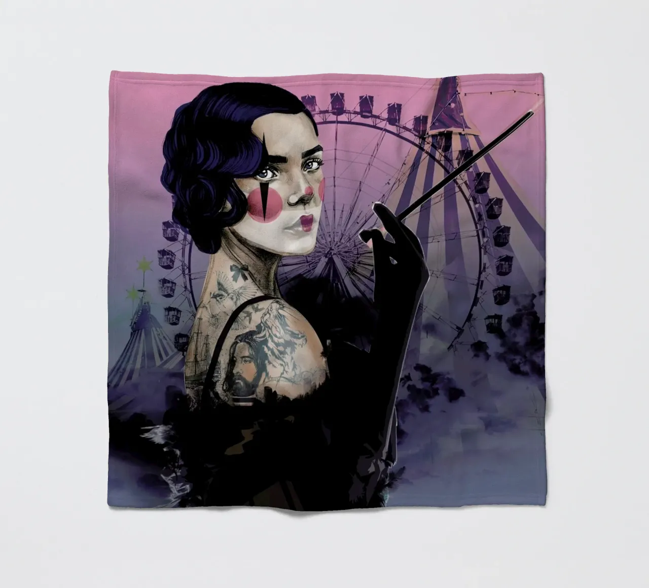 Cirque 2 Fleecedecke von Agnes KR Patience