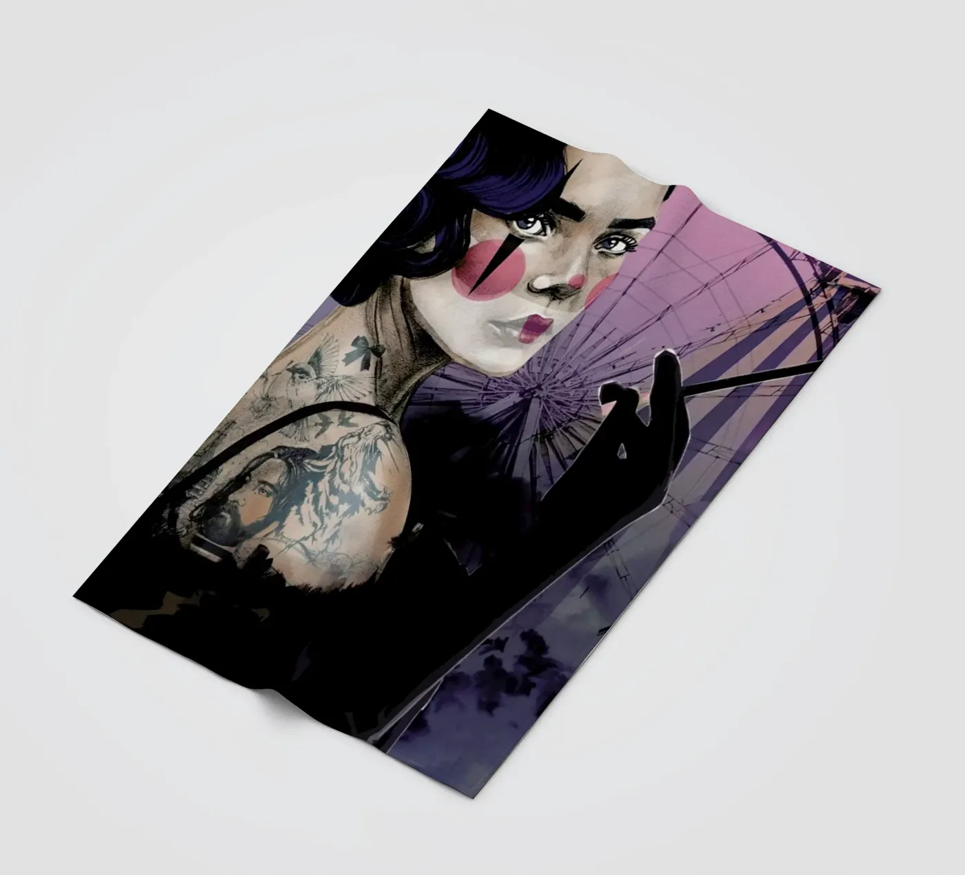 Cirque 2 Fleecedecke von Agnes KR Patience