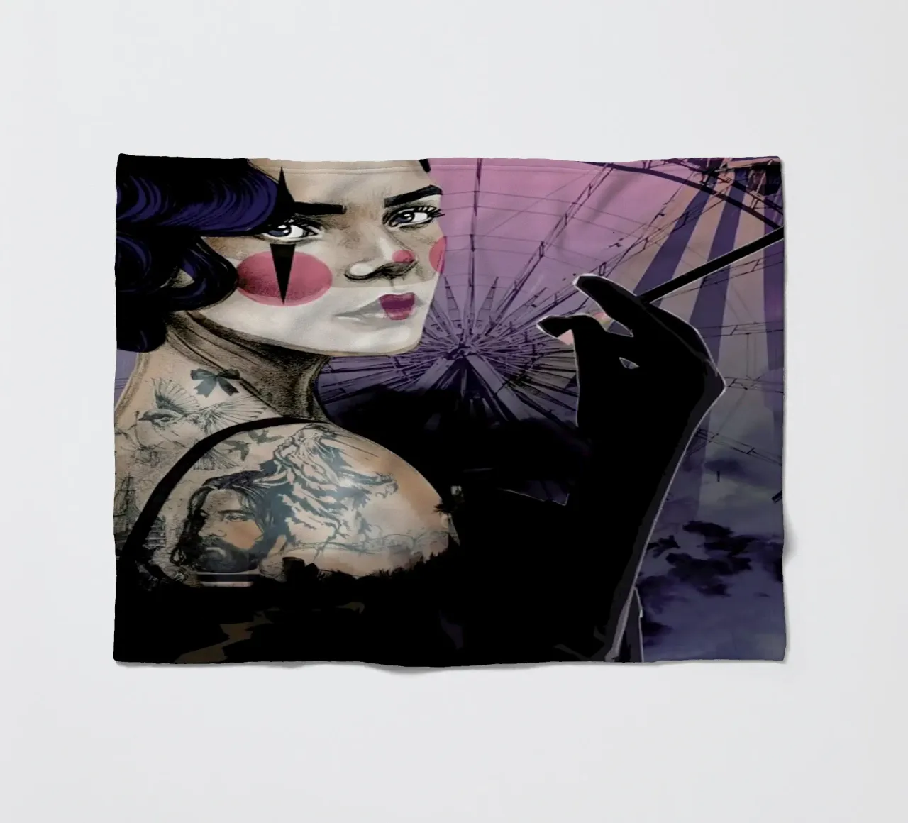 Cirque 2 Fleecedecke von Agnes KR Patience