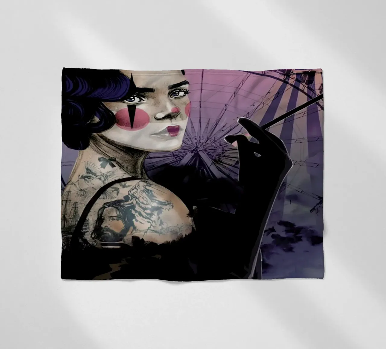 Cirque 2 Fleecedecke von Agnes KR Patience