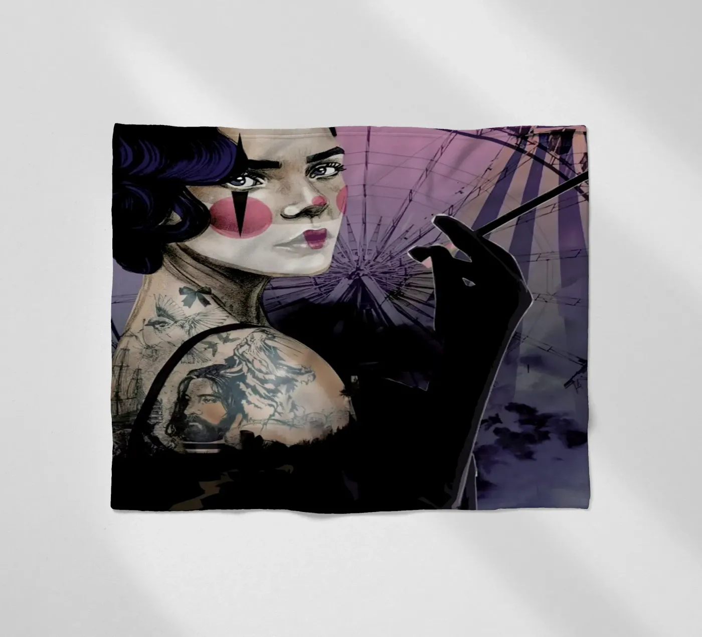 Cirque 2 Fleecedecke von Agnes KR Patience