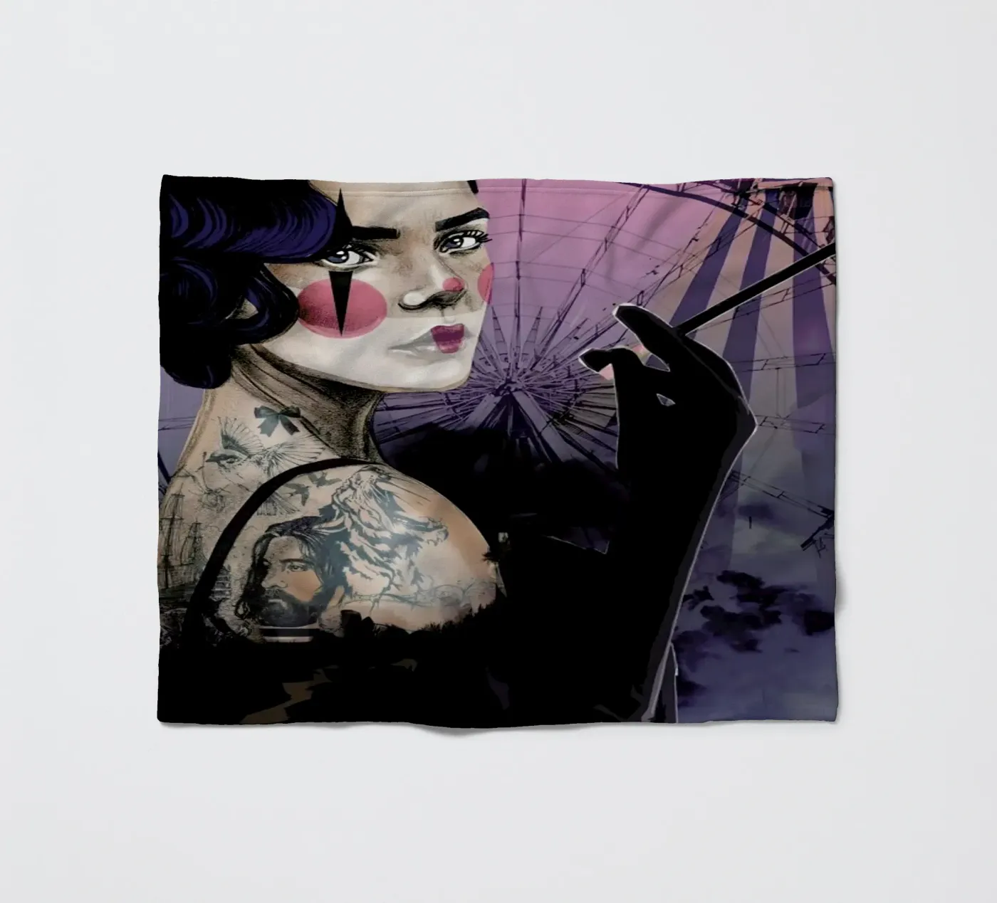 Cirque 2 Fleecedecke von Agnes KR Patience