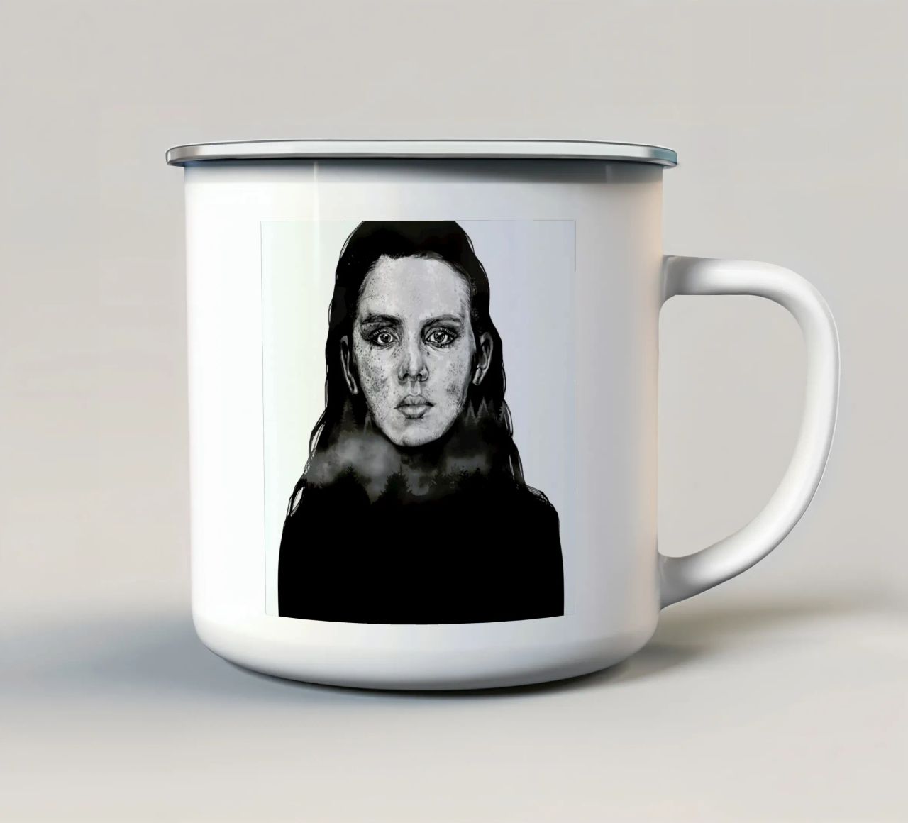 Into The Woods tazza in smalto da Agnes KR Patience
