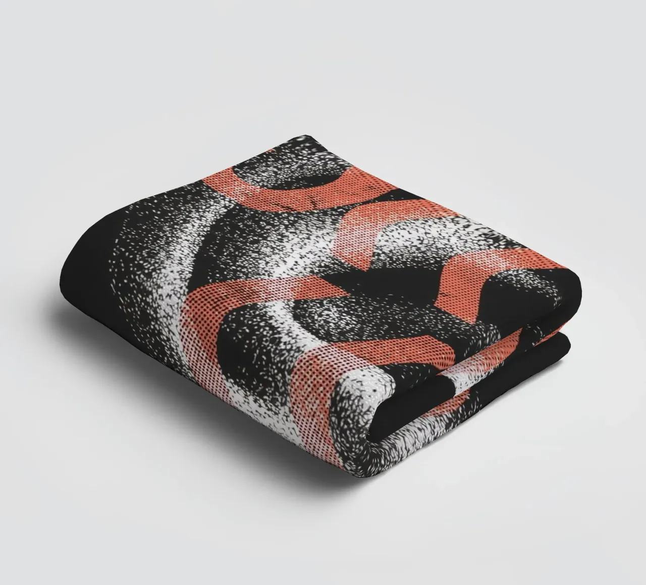 Modern “Shut Up” Typography Art Print towel by Studio Mooodz