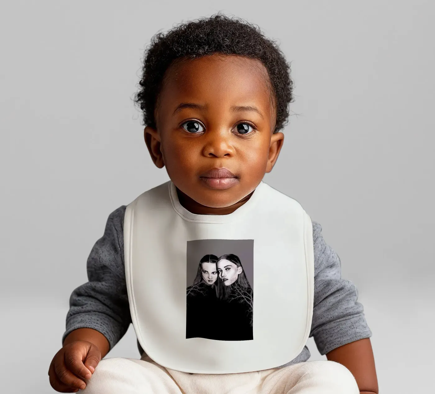 Forest baby bib by Agnes KR Patience