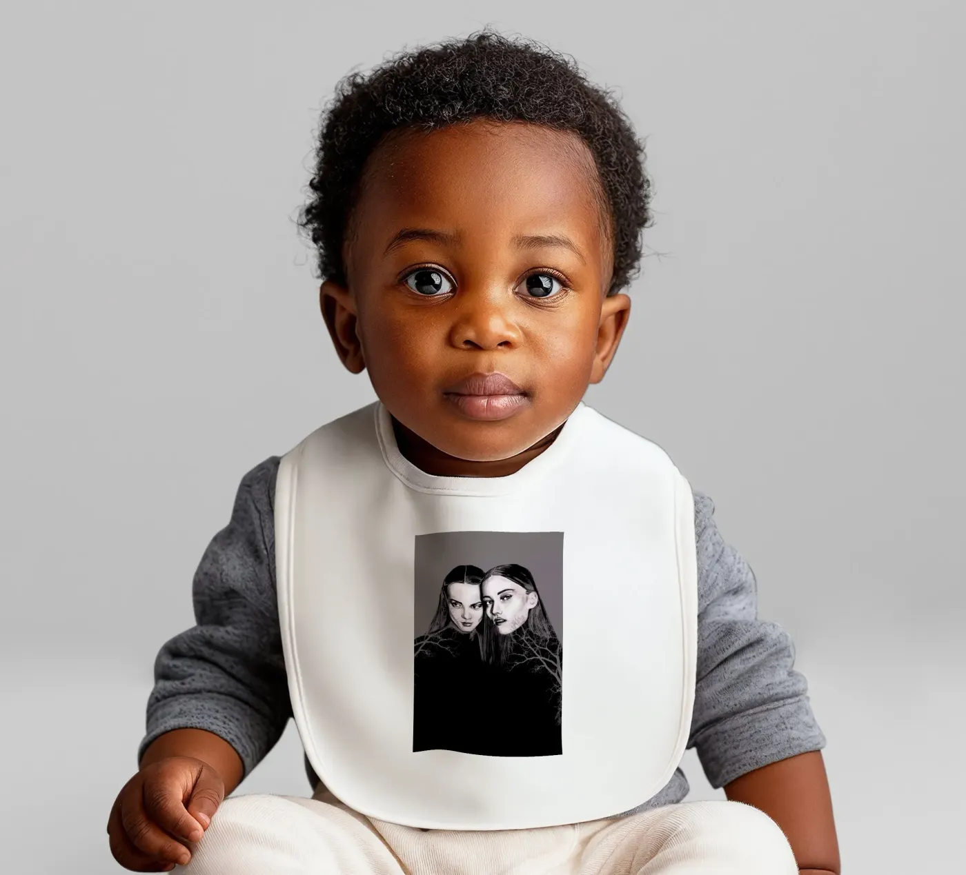 Forest baby bib by Agnes KR Patience