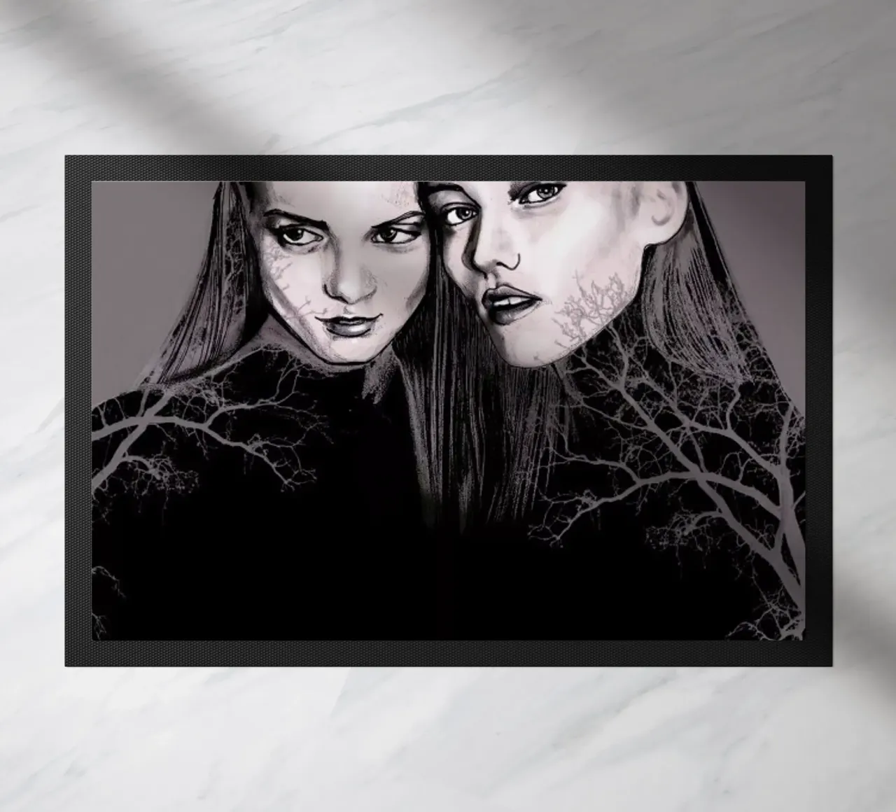 Forest doormat by Agnes KR Patience