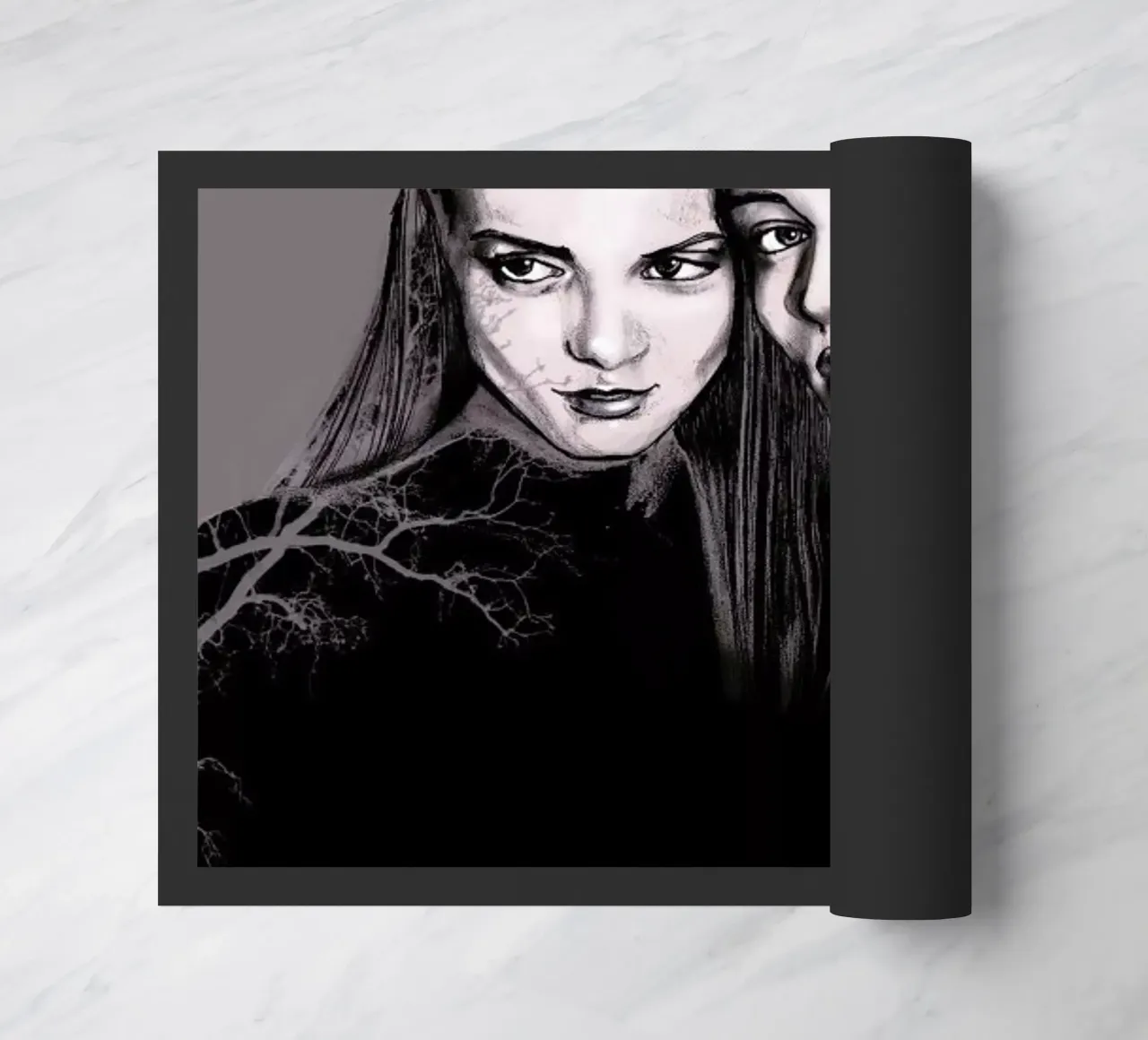 Forest doormat by Agnes KR Patience