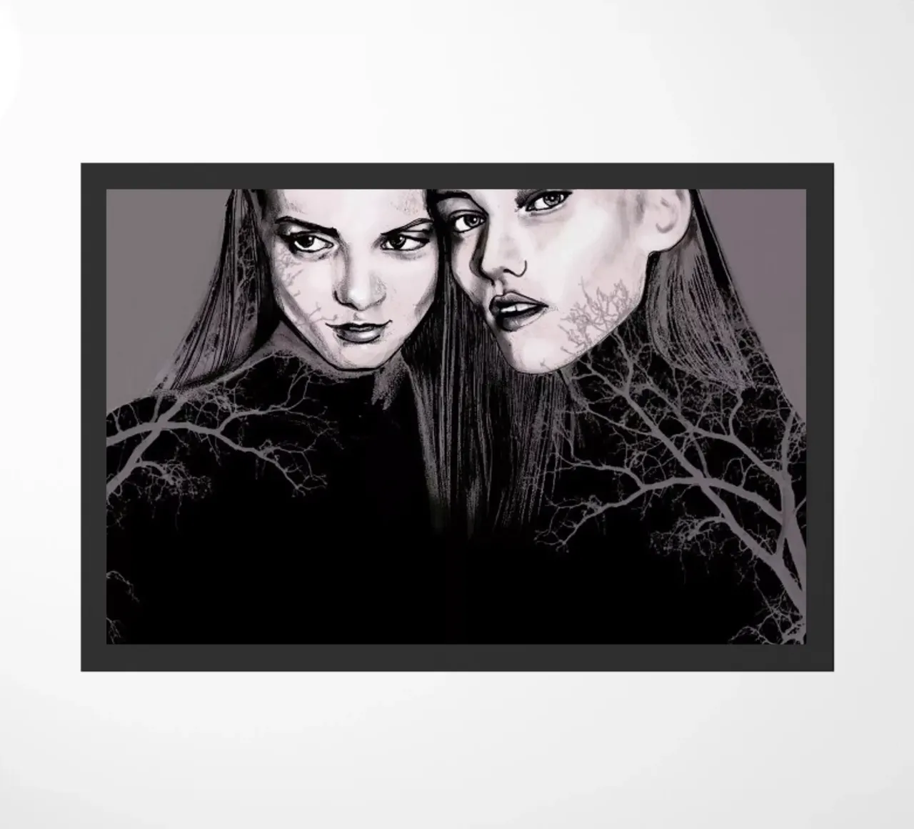 Forest doormat by Agnes KR Patience