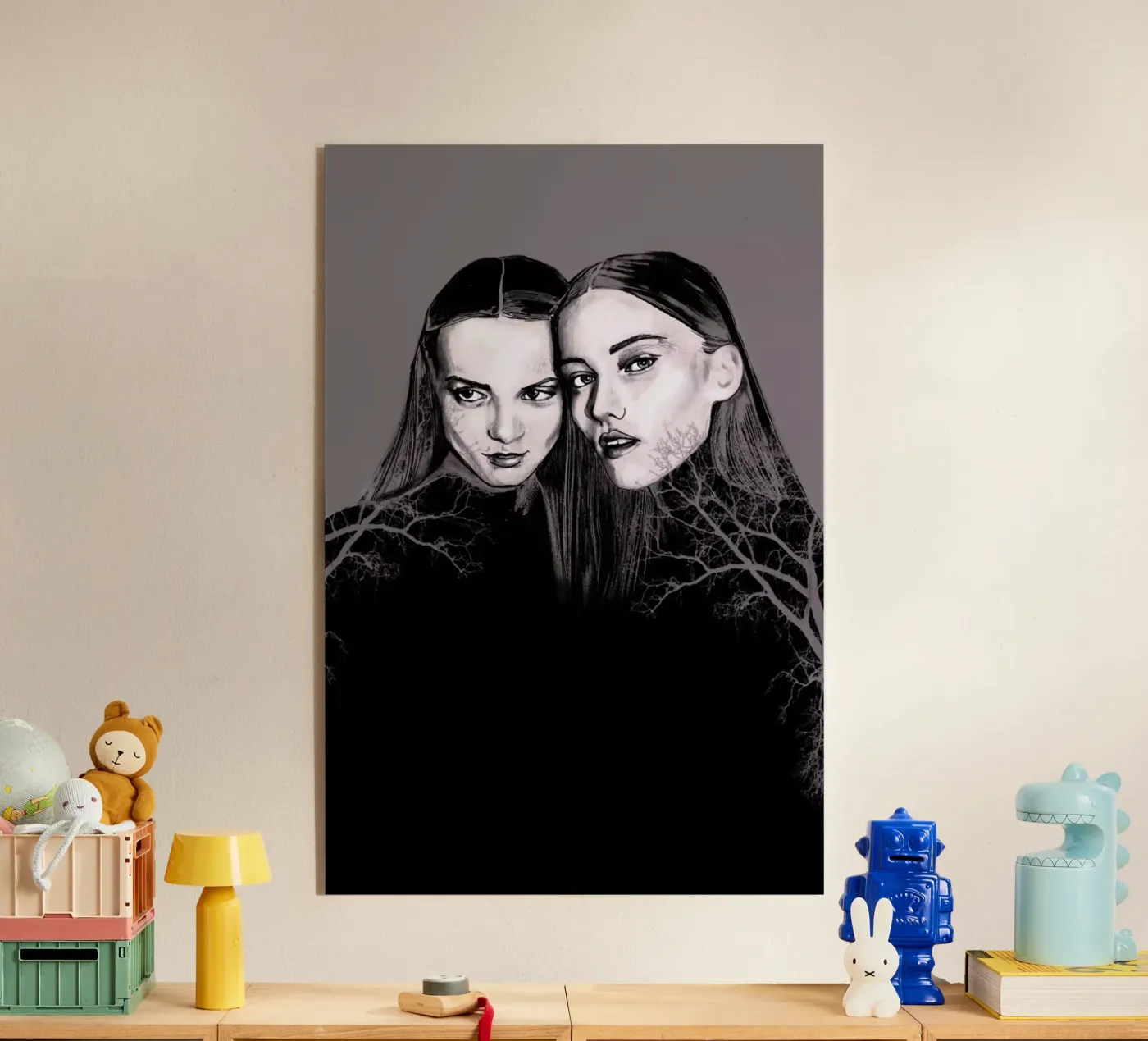 Forest acryl van Agnes KR Patience