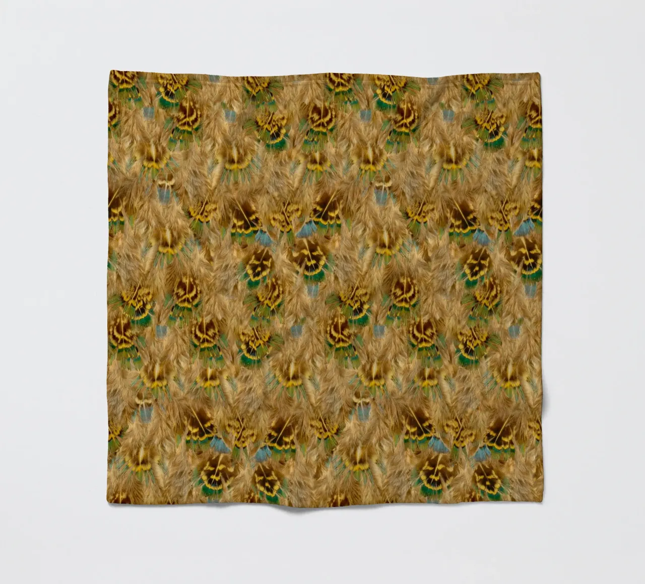 Delicate elegantie in elk detail - Patroon van zachte veren fleecedeken van Curious Collections by Marielle Leenders