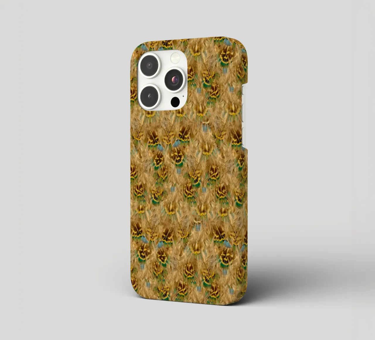 Delicate Elegance in Every Detail - Pattern of Soft Feathers iphone case by Curious Collections by Marielle Leenders