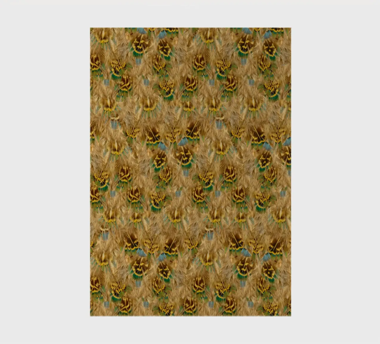 Delicate Elegance in Every Detail - Pattern of Soft Feathers notebook by Curious Collections by Marielle Leenders