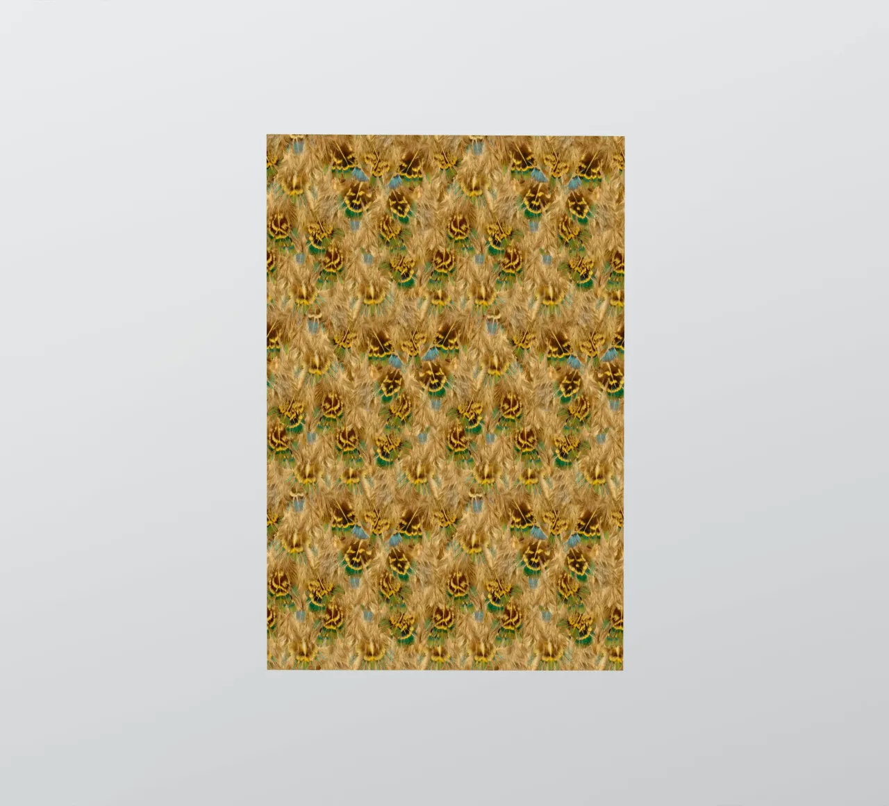 Delicate Elegance in Every Detail - Pattern of Soft Feathers sticker by Curious Collections by Marielle Leenders