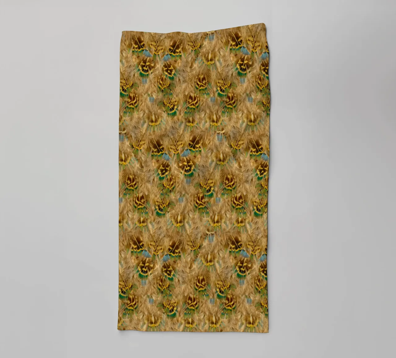 Delicate Elegance in Every Detail - Pattern of Soft Feathers towel by Curious Collections by Marielle Leenders