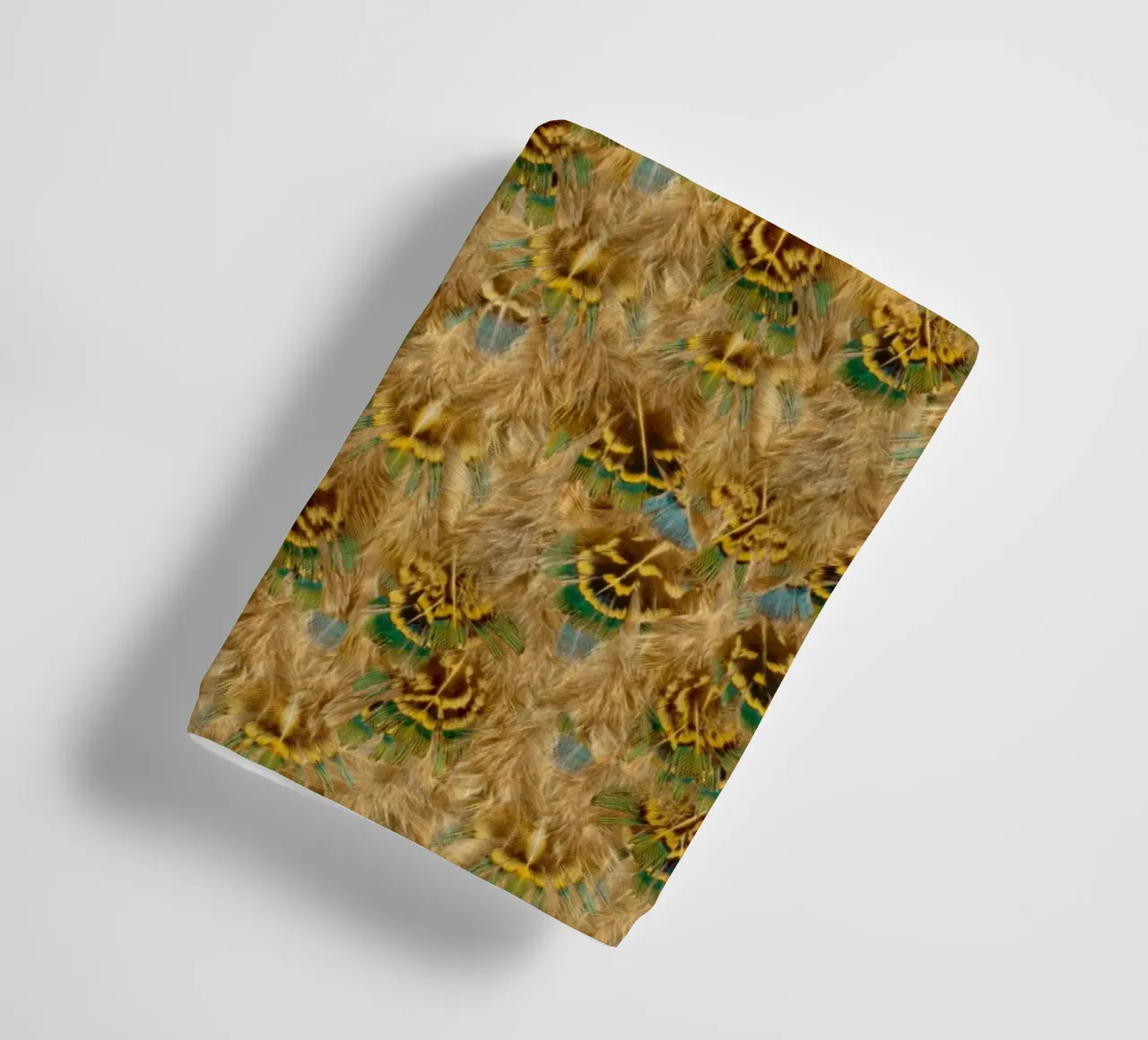 Delicate Elegance in Every Detail - Pattern of Soft Feathers towel by Curious Collections by Marielle Leenders