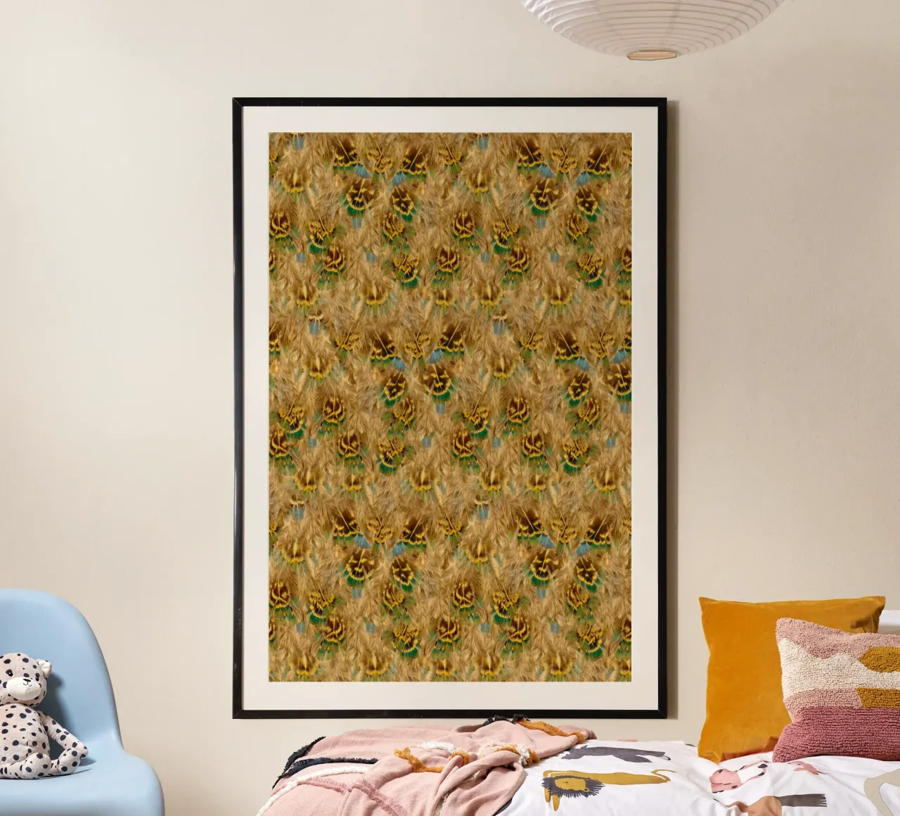 Delicate Elegance in Every Detail - Pattern of Soft Feathers hahnemühle by Curious Collections by Marielle Leenders