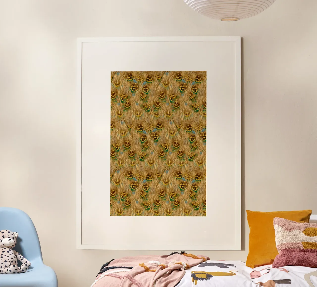 Delicate Elegance in Every Detail - Pattern of Soft Feathers hahnemühle by Curious Collections by Marielle Leenders