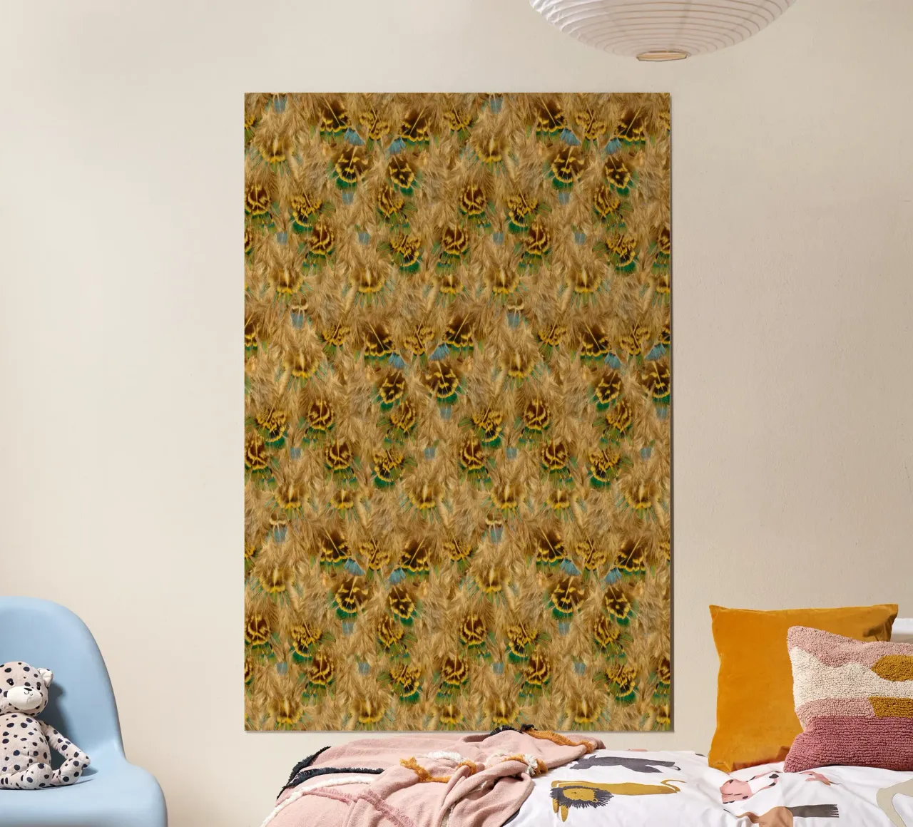Delicate Elegance in Every Detail - Pattern of Soft Feathers hahnemühle by Curious Collections by Marielle Leenders