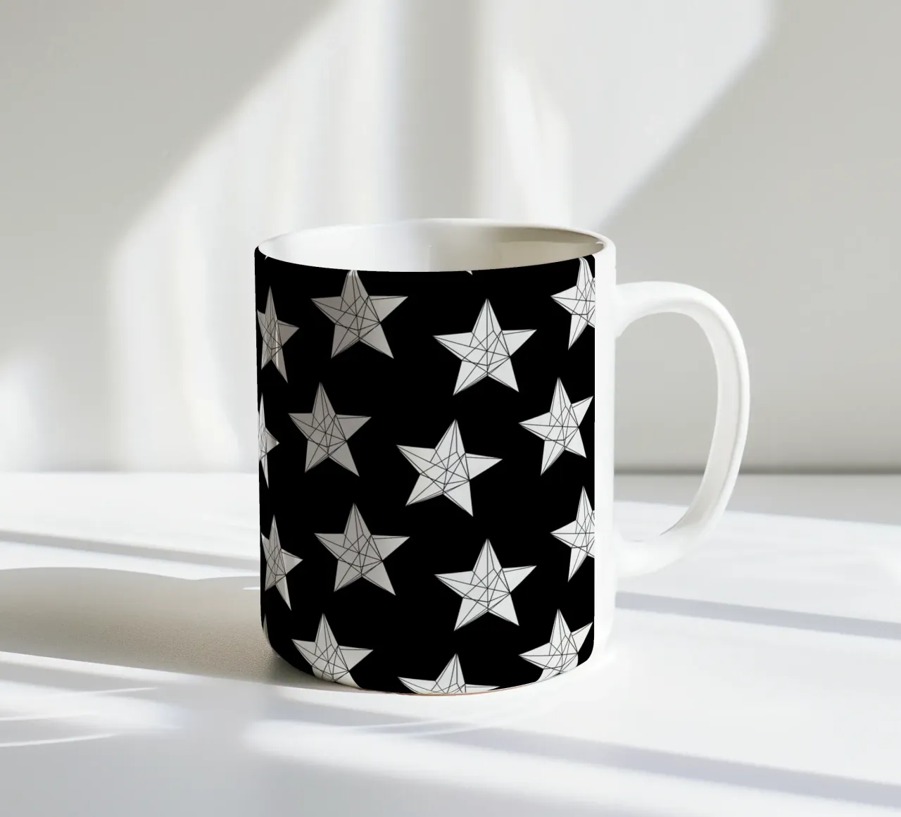 Polygon stars I tazza in ceramica da BAINAI