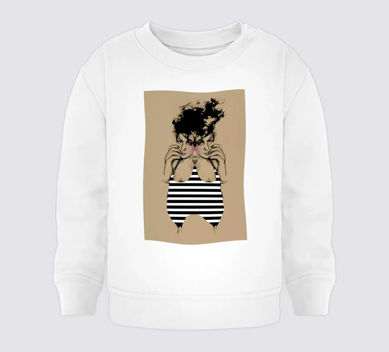 Stripes 3 felpa neonato da Agnes KR Patience
