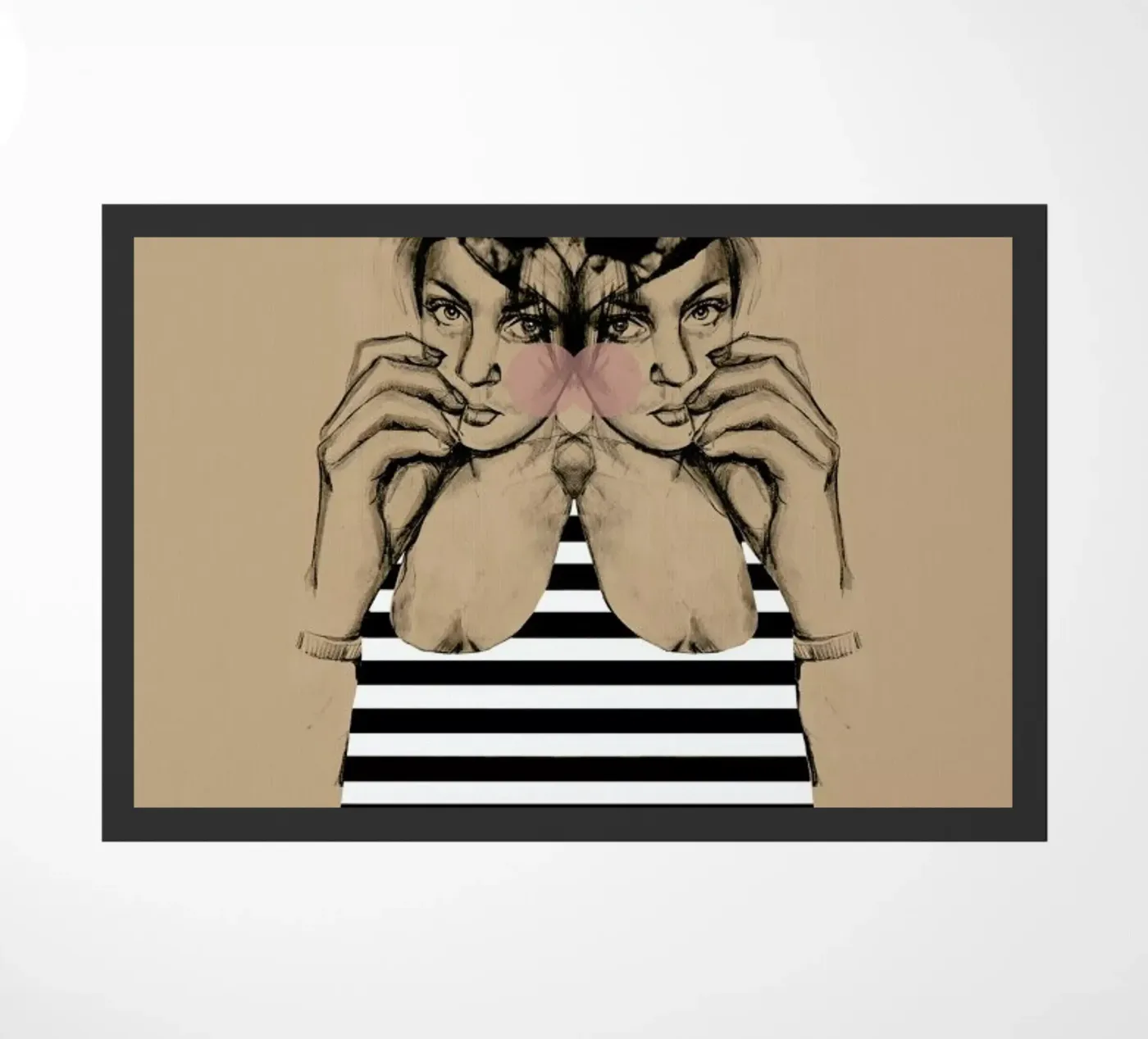Stripes 3 doormat by Agnes KR Patience