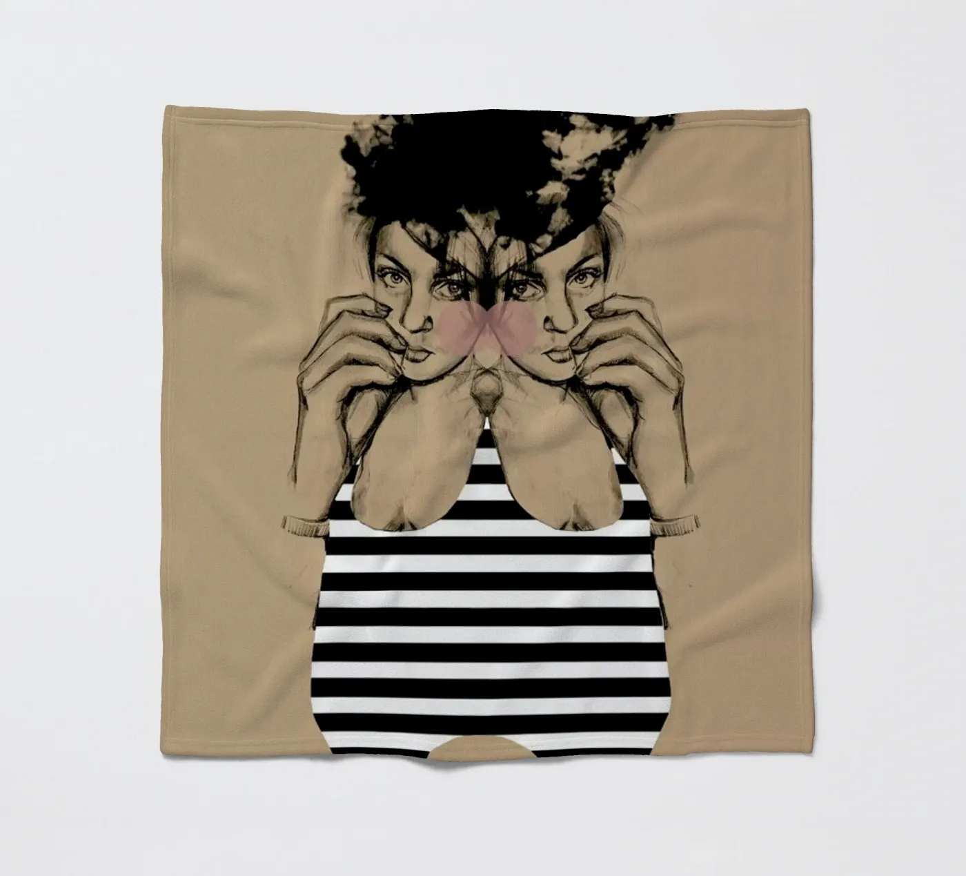 Stripes 3 fleecedeken van Agnes KR Patience