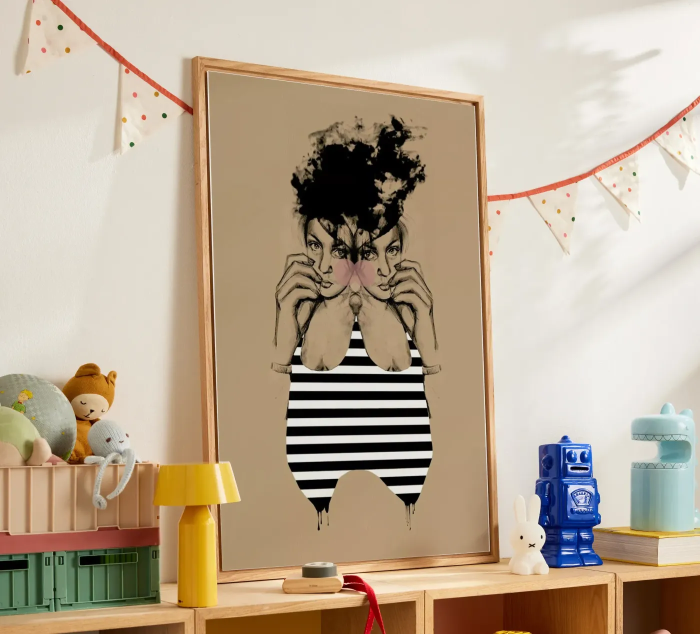 Stripes 3 acrylic glass by Agnes KR Patience