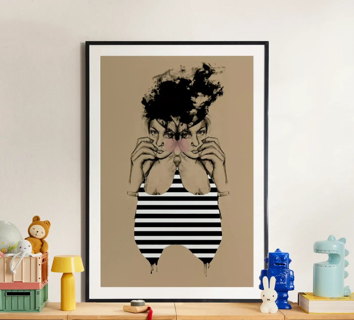 Stripes 3 poster by Agnes KR Patience
