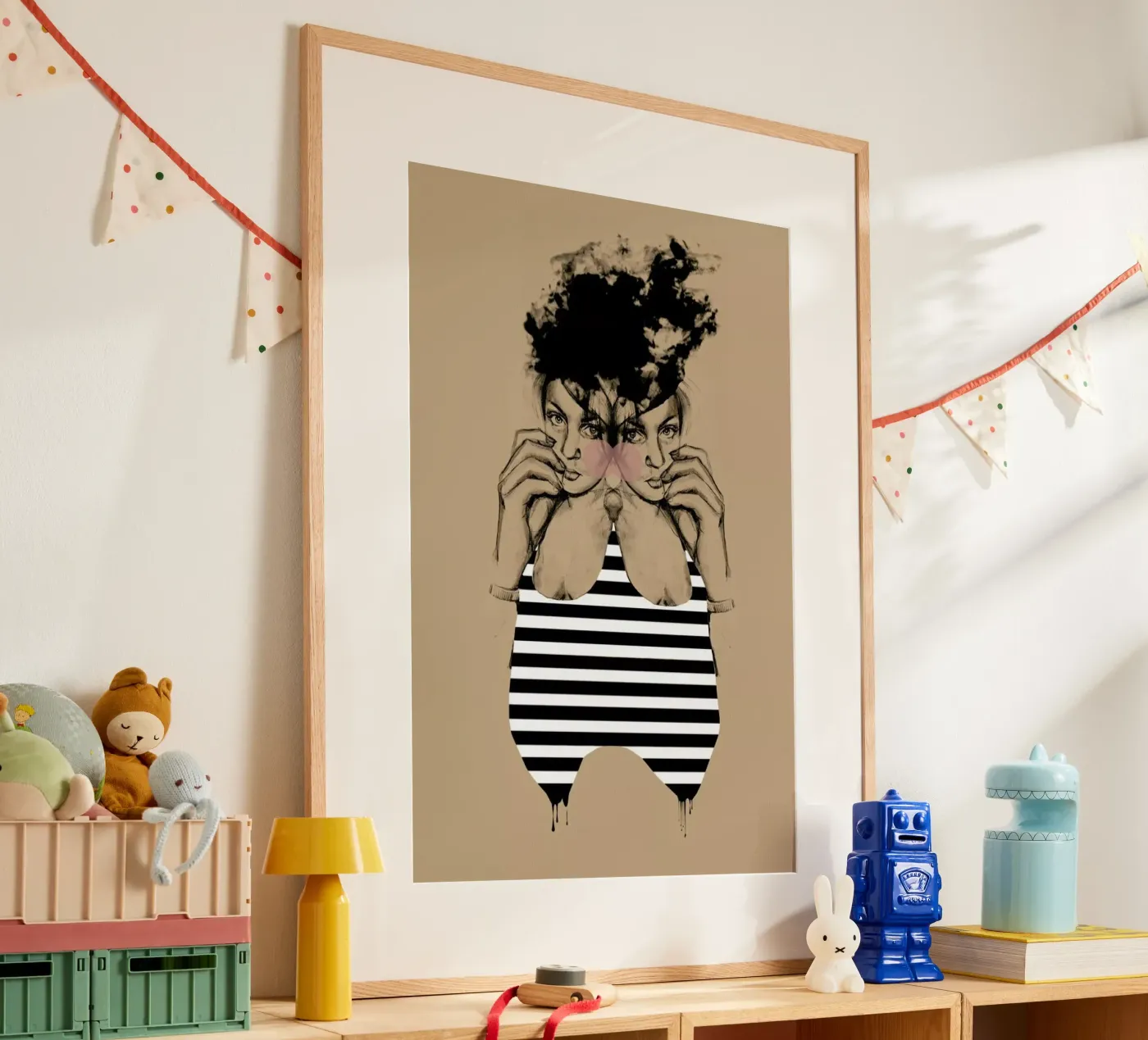 Stripes 3 poster van Agnes KR Patience