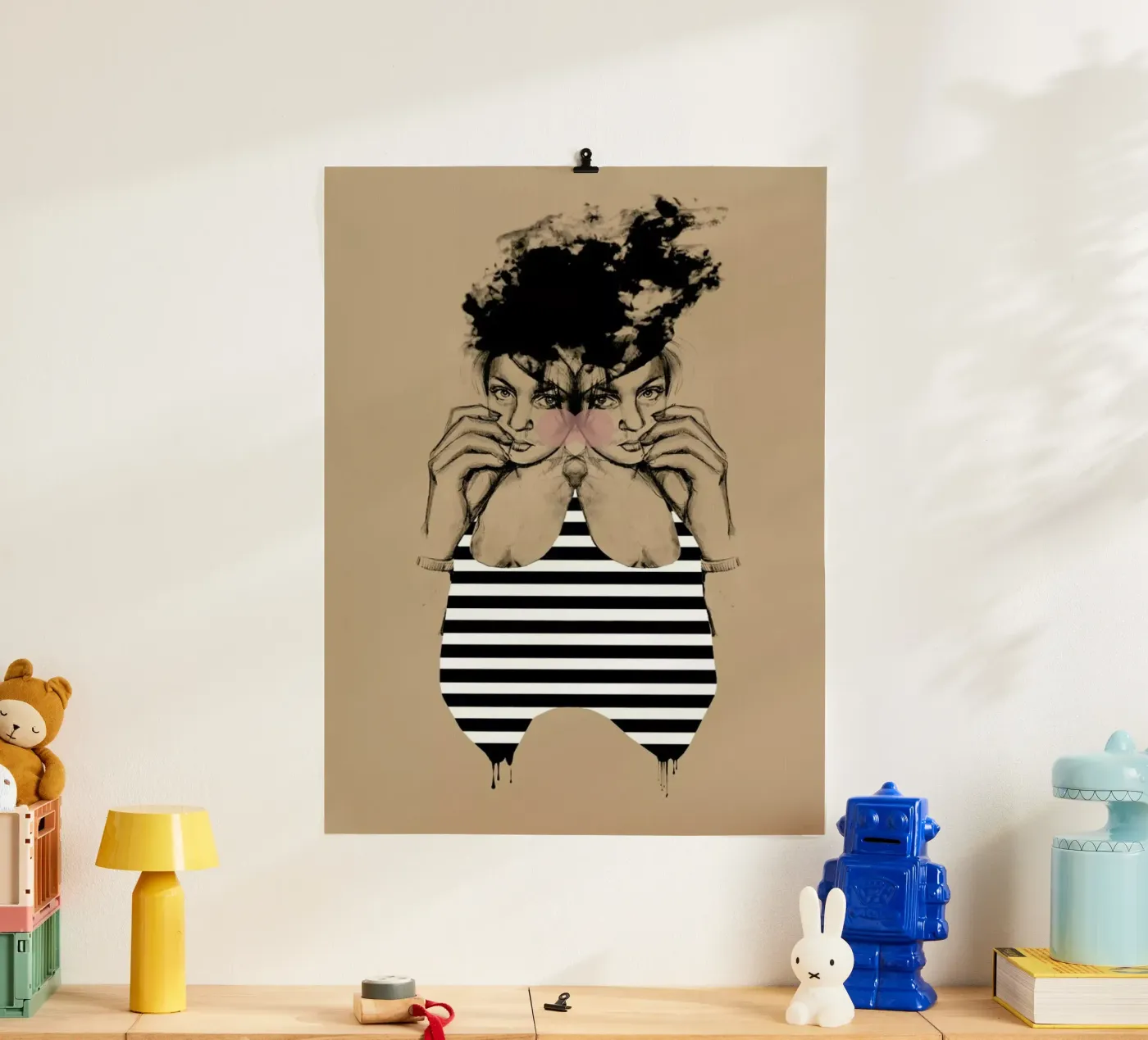 Stripes 3 poster van Agnes KR Patience
