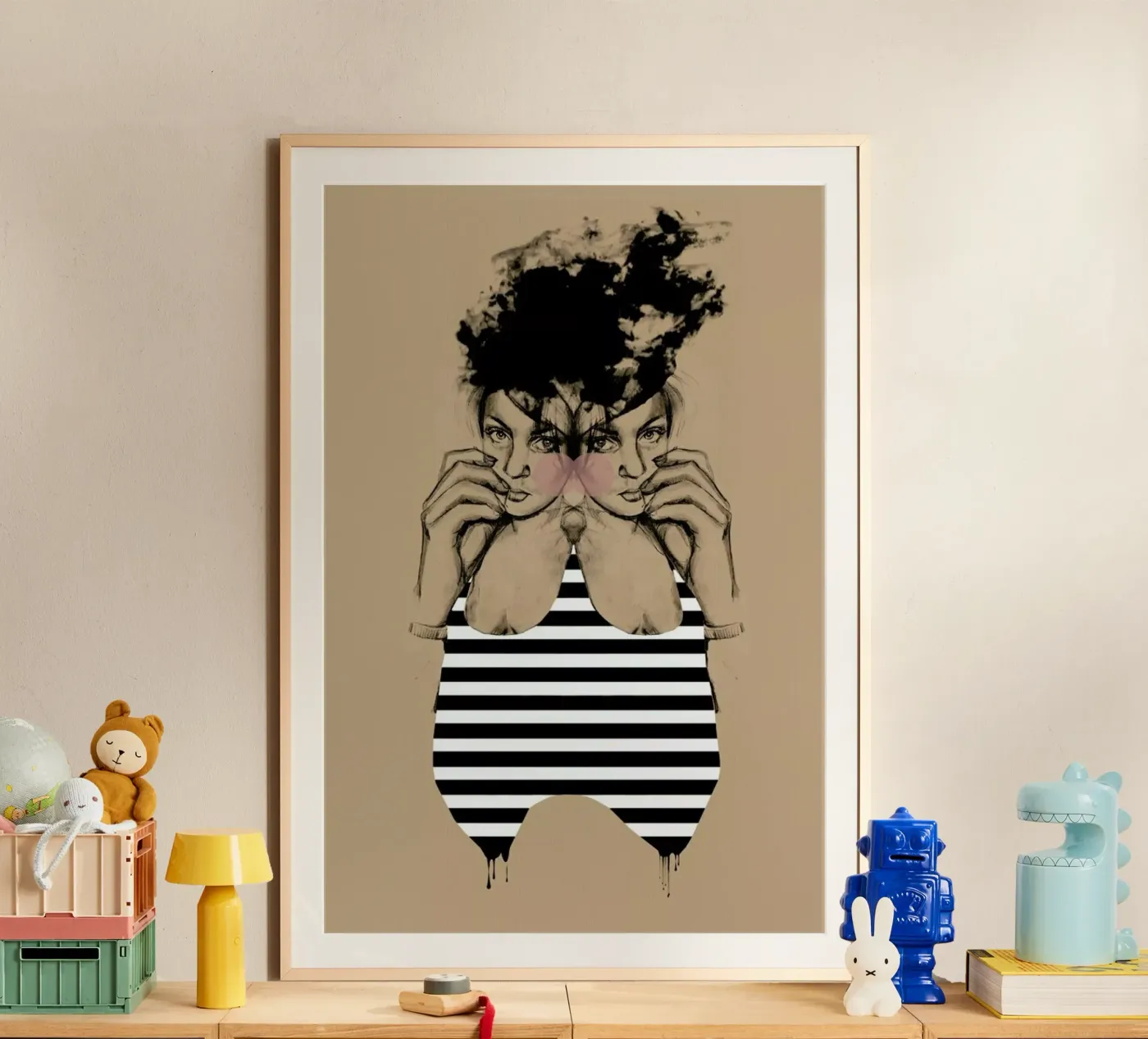 Stripes 3 poster by Agnes KR Patience