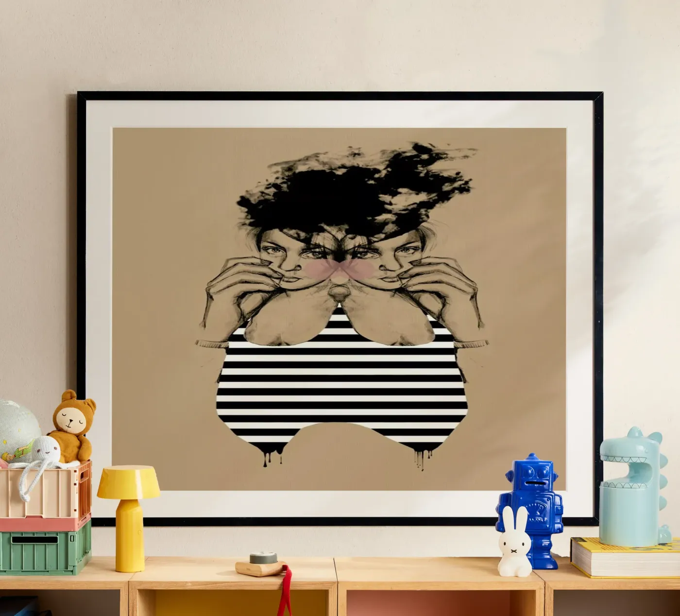 Stripes 3 poster by Agnes KR Patience