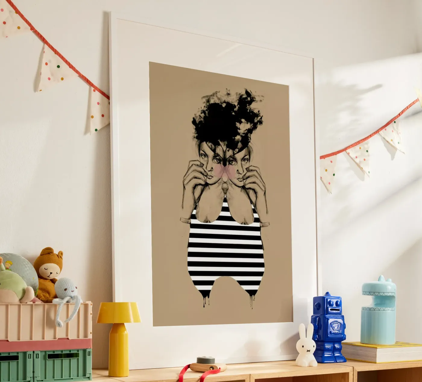 Stripes 3 poster by Agnes KR Patience