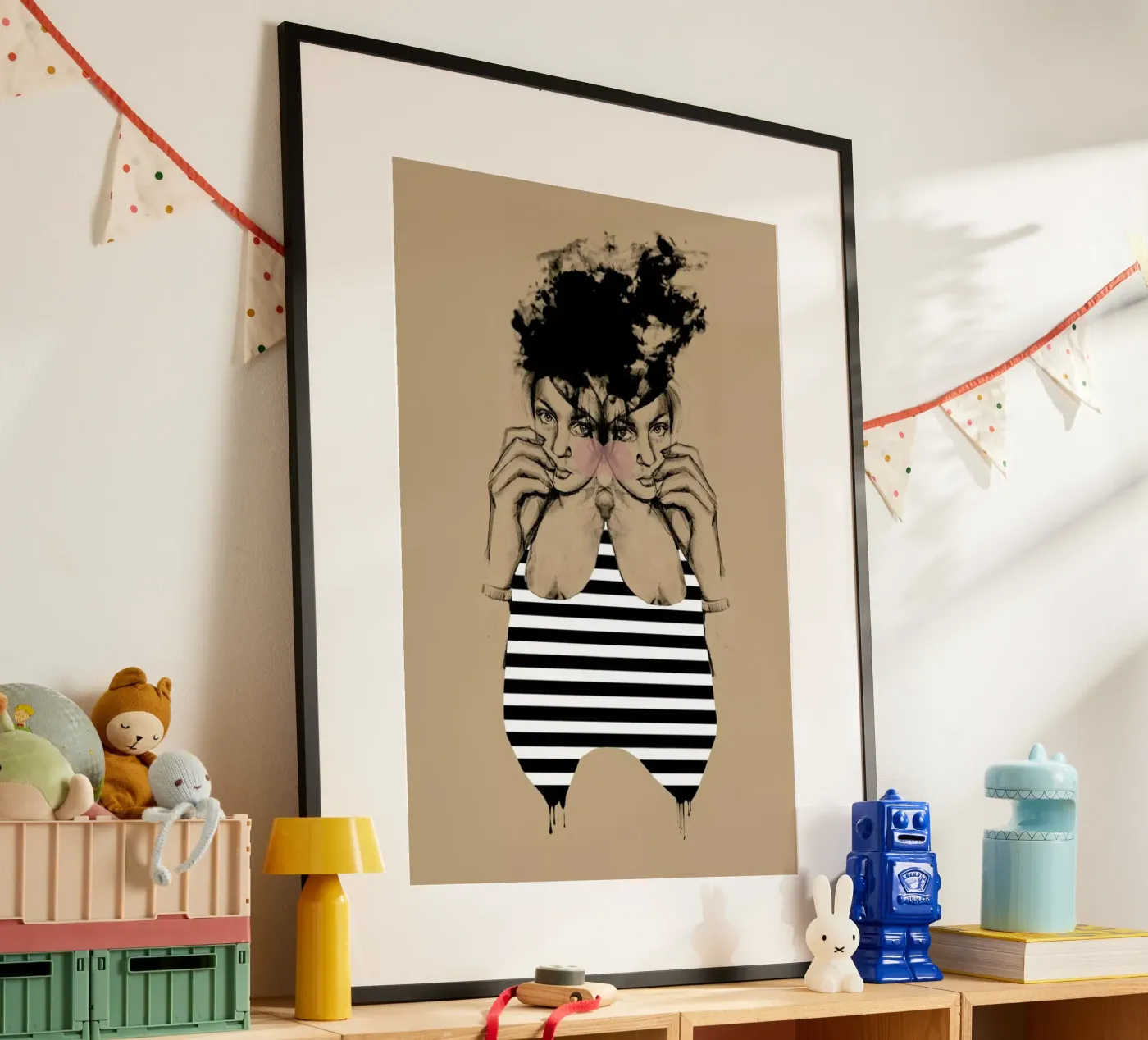 Stripes 3 poster by Agnes KR Patience