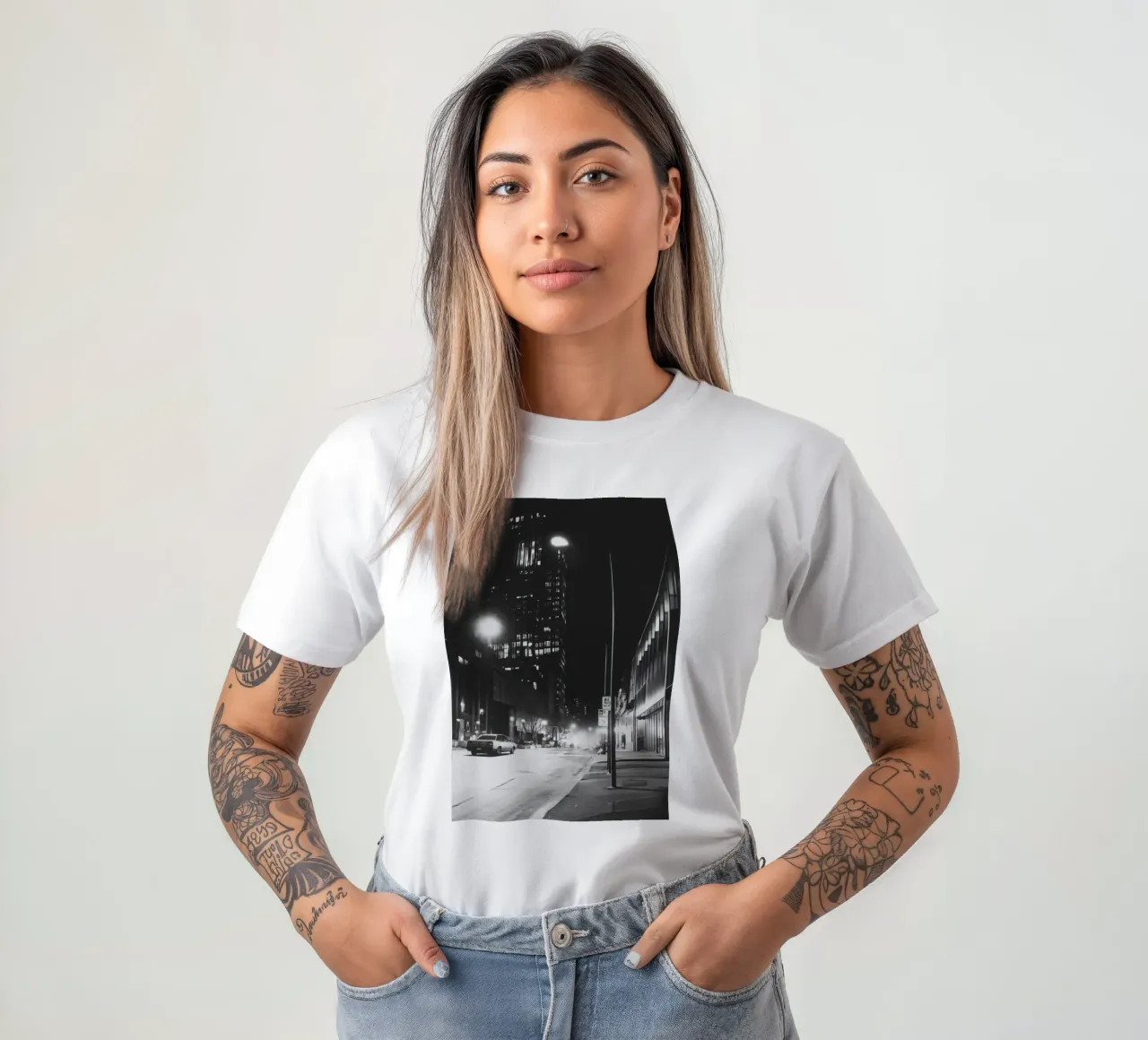 Métropole Nocturne t-shirt da Black & White