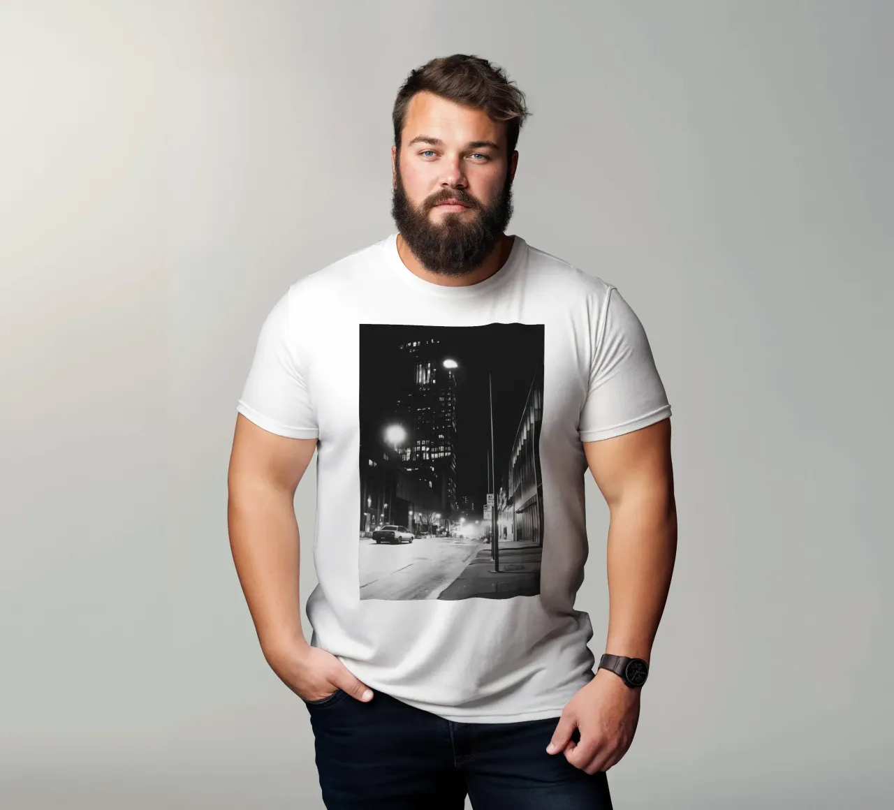 Métropole Nocturne t-shirt da Black & White