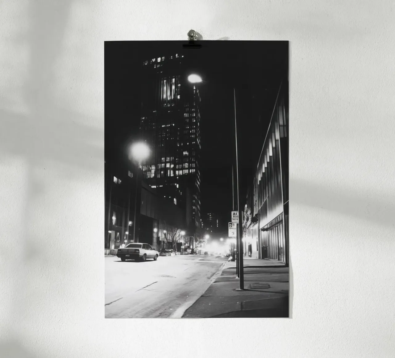 Métropole Nocturne carta hahnemühle da Black & White