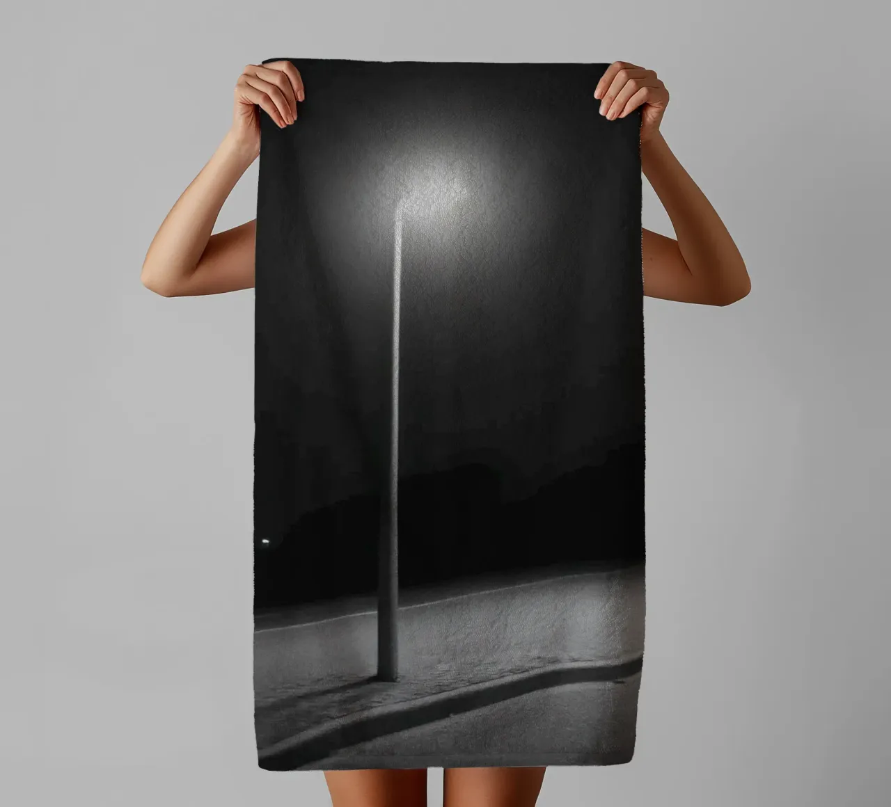 Luminous Solitude towel by Black & White