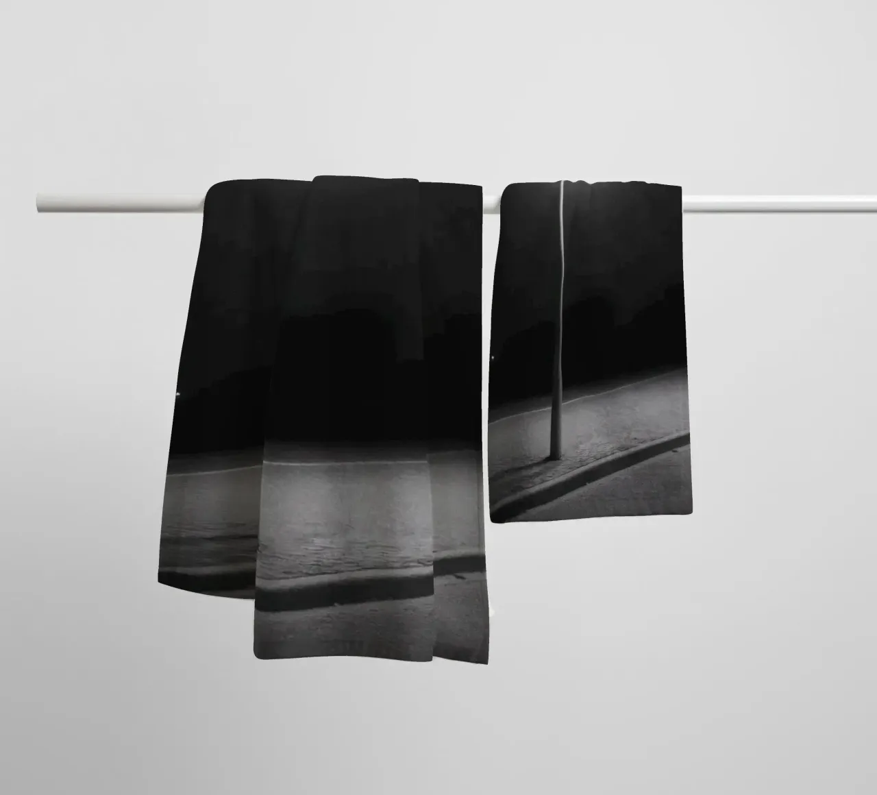 Luminous Solitude towel by Black & White